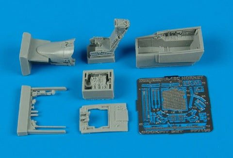 Aires 7168 1/72 F/A-18C Hornet cockpit set (For HASEGAWA)