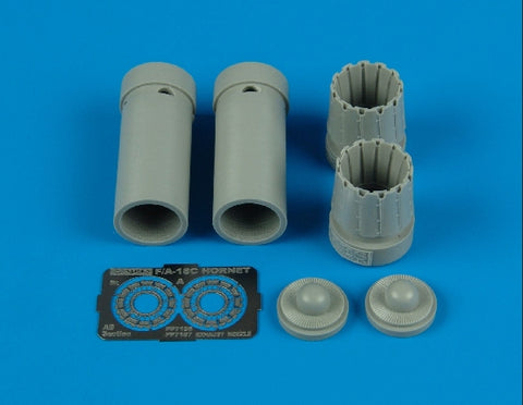 Aires 7186 1/72 F/A-18C Hornet exhaust nozzles - opened position (For HASEGAWA)