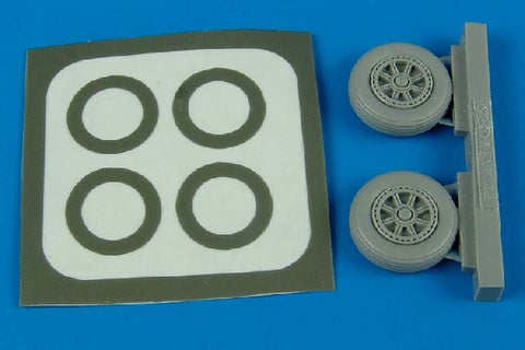 Aires 7208 1/72 TBM Avenger wheels & paint masks (For HASEGAWA)