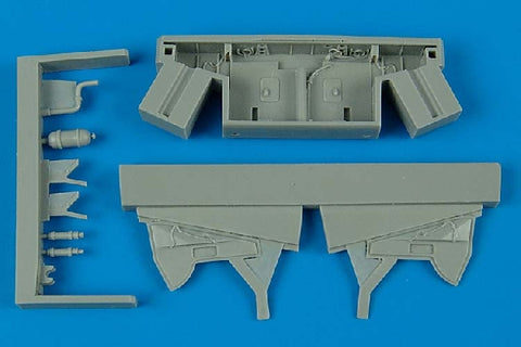 Aires 7210 1/72 Hawker Hurricane Mk. I/II wheel bays (For HASEGAWA)