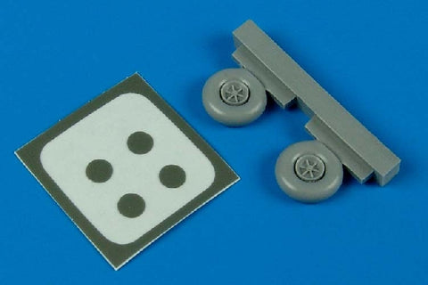 Aires 7212 1/72 Morane Saulnier M.S.406 wheels & paint masks (For HASEGAWA)