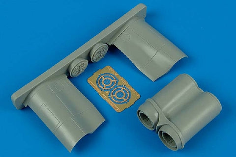 Aires 7213 1/72 BAE Lightning F.6/F.2A exhaust nozzles (For TRUMPETER)