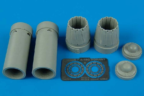 Aires 7214 1/72 F/A-18C Hornet exhaust nozzles - closed position (For ACADEMY)