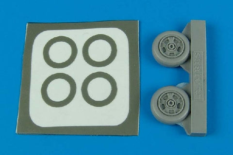 Aires 7227 1/72 A-7A/B/E Corsair II wheels & paint masks (For HOBBY BOSS)