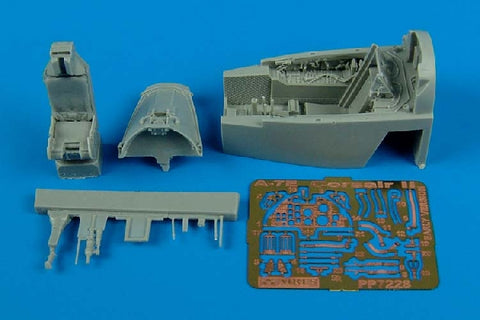 Aires 7228 1/72 A-7E Corsair II cockpit set - (early version) (For HOBBY BOSS)