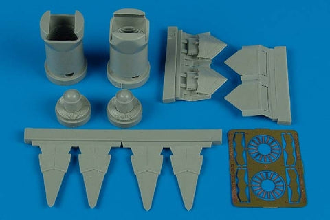 Aires 7248 1/72 F/A-22A Raptor exhaust nozzles (For REVELL)