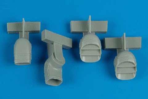 Aires 7251 1/72 Harrier GR.5/7 exhaust nozzles (For HASEGAWA)