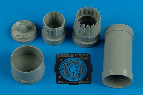 Aires 7252 1/72 F-16I Sufa exhaust nozzle (For KINETIC)