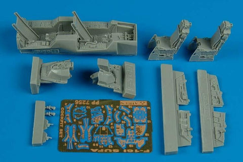 Aires 7256 1/72 F-16I Sufa cockpit set (For HASEGAWA)