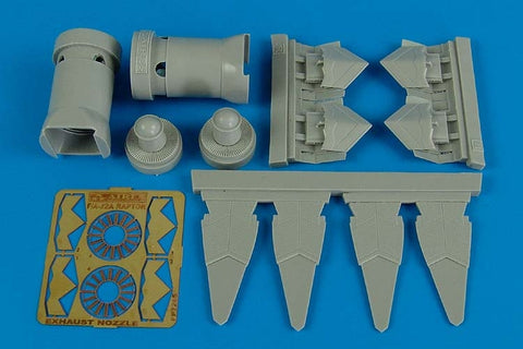Aires 7265 1/72 F/A-22A Raptor exhaust nozzles (For ACADEMY)