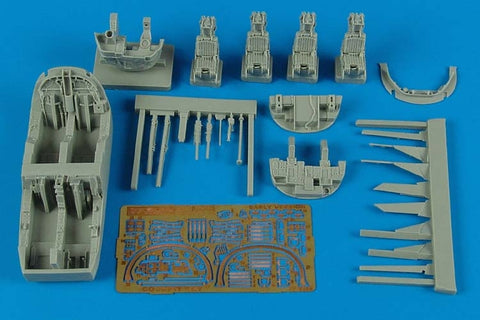 Aires 7266 1/72 EA-6B Prowler ICAP-2 cockpit set - (early version) (For HASEGAWA)