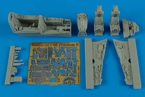 Aires 7272 1/72 F-4E Phantom II cockpit set (For HASEGAWA)