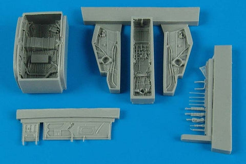 Aires 7279 1/72 F-100C/D Super Sabre wheel bays (For TRUMPETER)