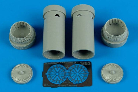 Aires 7286 1/72 F-14A Tomcat exhaust nozzles - opened position (For HOBBY BOSS)