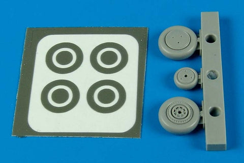 Aires 7287 1/72 P-39 Aircobra wheels & paint masks (For ACADEMY)