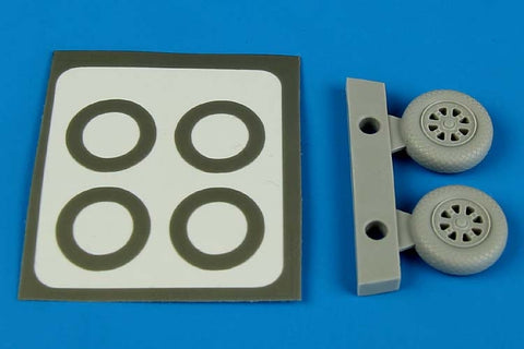 Aires 7299 1/72 F6F Hellcat wheels & paint masks (type A)