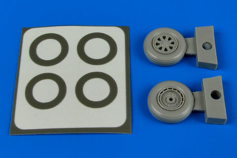 Aires 7301 1/72 F6F Hellcat wheels & paint masks (type B)