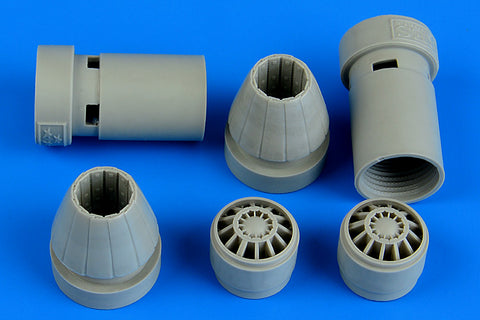 Aires 7325 1/72 F/A-18E/F Super Hornet exhaust nozzles - closed position (For HASEGAWA)