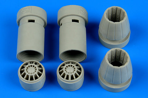 Aires 7327 1/72 F/A-18E/F Super Hornet exhasut nozzles - opened position (For HASEGAWA)