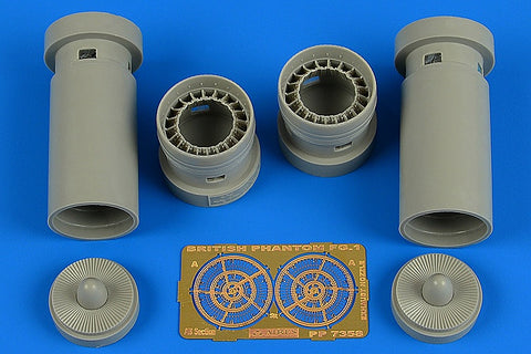 Aires 7358 1/72 FG.1 British Phantom exhaust nozzles (For AIRFIX)