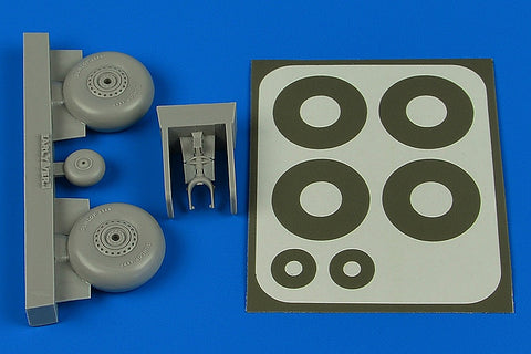 Aires 7364 1/72 Wellington wheels & paint masks (early) (For AIRFIX)