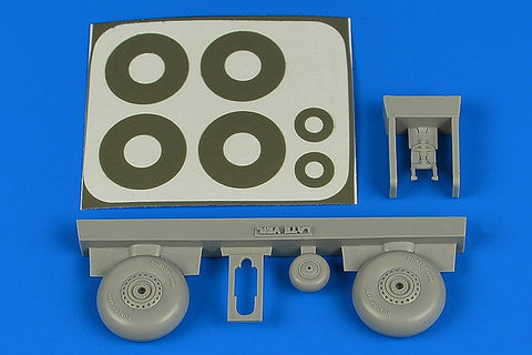 Aires 7365 1/72 Wellington wheels & paint masks (late) (For AIRFIX)