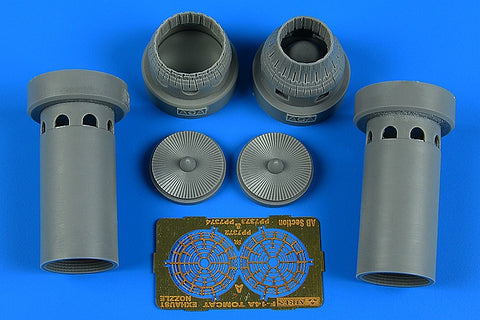 Aires 7374 1/72 F-14A Tomcat exhaust nozzles - varied position (For ACADEMY)