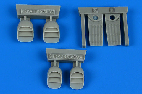 Aires 7384 1/72 Harrier AV-8A/GR.1/GR.3 exhaust nozzles (For AIRFIX)
