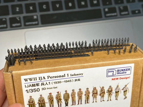 Bunker Studio IJA35701 1/350 IJA Personnel 1
