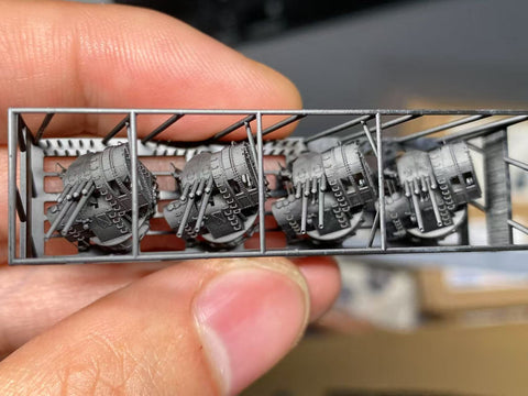 Bunker Studio IJN35008X 1/350 IJN Type89 127mm Twin AA Gun(with Cover) (New Design!)