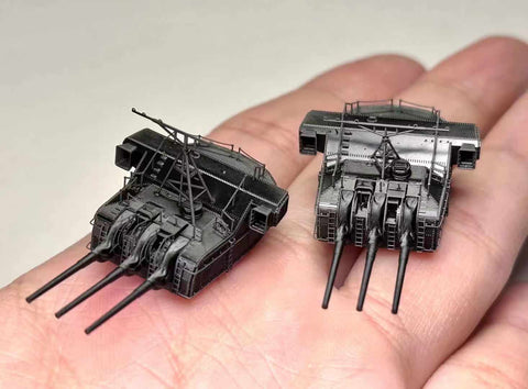 Bunker Studio IJN35037 1/350 YAMATO 155mm Triple Cannon No.1&No.4(1945)