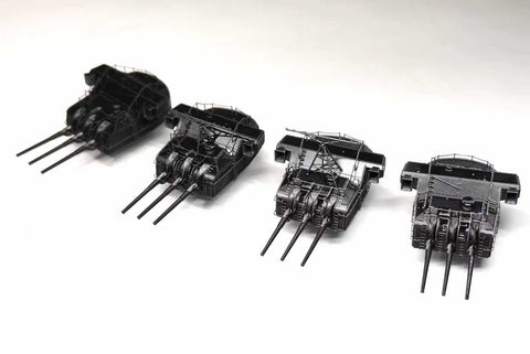 Bunker Studio IJN35038 1/350 YAMATO 155mm Triple Cannon No.1—No.4(1941)
