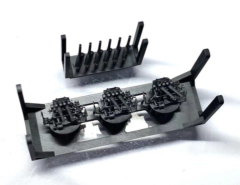 Bunker Studio IJN35060 1/350 IJN AKAGI 10 Nendo 120mm Twin AA Gun Set