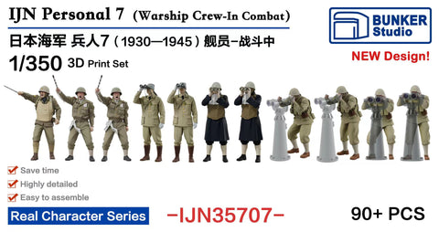 Bunker Studio IJN35707 1/350 IJN Personnel 7
