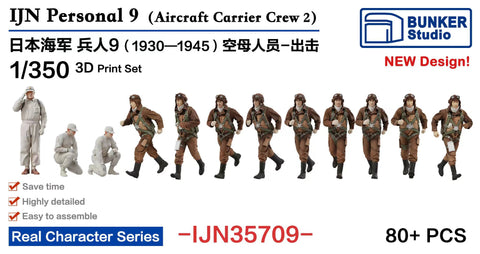 Bunker Studio IJN35709 1/350 IJN Personnel 9