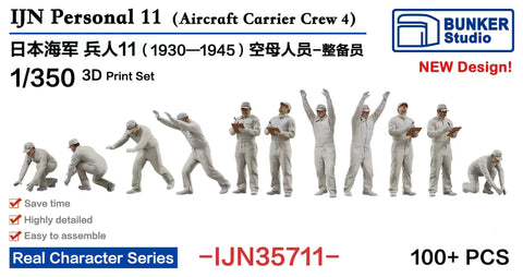 Bunker Studio IJN35711 1/350 IJN Personnel 11