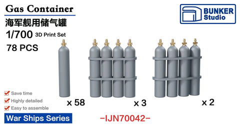 Bunker Studio IJN70042 1/700 Gas Container