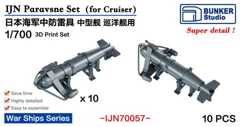 Bunker Studio IJN70057 1/700 IJN Paravane(Middle)