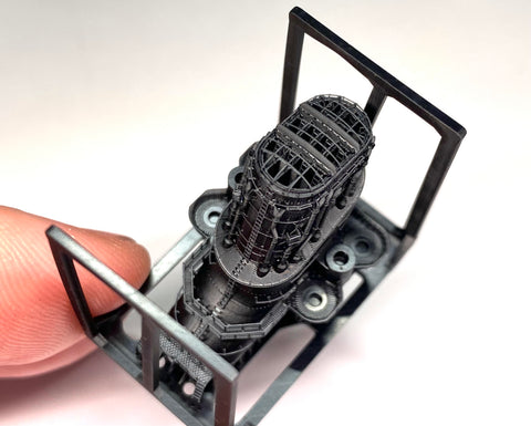 Bunker Studio IJN70105 1/700 YAMATO Smokestack & Structure(Searchlight Platform)