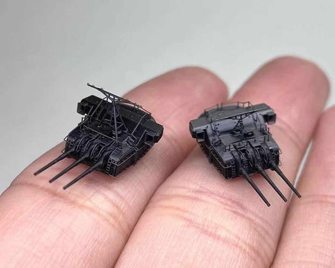 Bunker Studio IJN70109 1/700 YAMATO 155mm Triple Cannon No.1&No.4(1945)