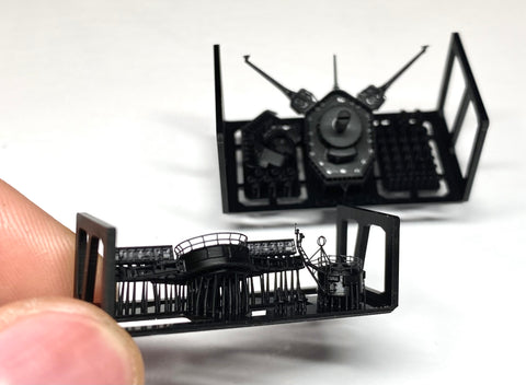 Bunker Studio IJN70112 1/700 YAMATO Tower Bridge & 15M Rangefinder & Equipments 1945