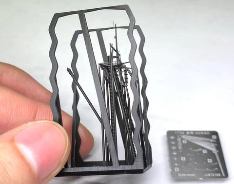 Bunker Studio IJN70168 1/700 IJN KONGO Tripod Mast & Crane 1944