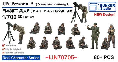 Bunker Studio IJN70705 1/700 IJN Personnel 5