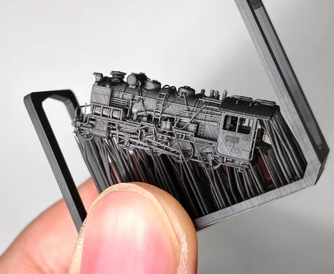 Bunker Studio TD35001 1/350 Heavy Steam Locomotive 9600