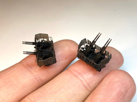 Bunker Studio WS35018 1/350 USN 40mm Quad Bofors Gun(Late) with Shield