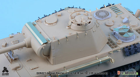 DEF Model DE35027 1/35 WWII Panther G Fulll PE Detail up set (for 1/35 Panther G kit)