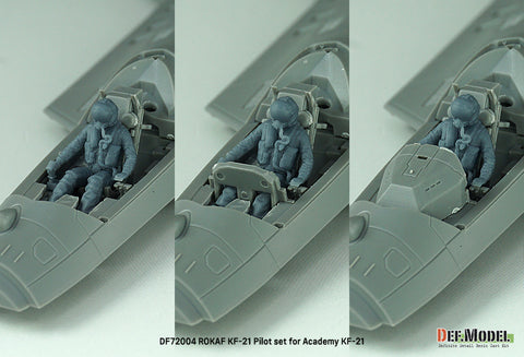 DEF Model DF72004 1/72 ROKAF KF-21 Pilot set (for Academy KF-21)(3d Printed kit) 1 Fig.