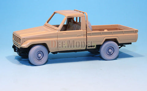 DEF Model DW35052 1/35 Pick up truck Type 2 Sagged Wheel set 2 (for Meng VS004 1/35)
