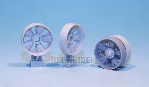 DEF Model DW35055 1/35 T-55 Burnt roadwheel set (for T-55 kit 1/35)