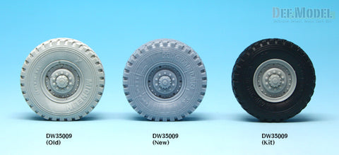 DEF Model DW35058 1/35 US M1117 Guardian ASV Sagged Wheel set (for Trumpeter 1/35)